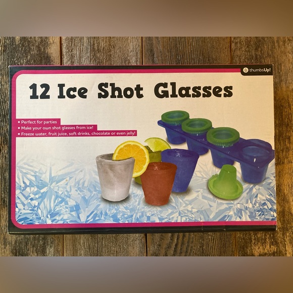 12 Ice Shot Glass Trays | Shot Glasses - Jello Shot Mold New In Box - Picture 1 of 7